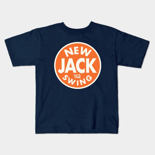 New Jack Swing v4 Kids T-Shirt by PopCultureShirts